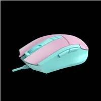 A4tech Bloody Myš L65 Max, podsvícená herní myš, 12000 DPI, USB, Růžová