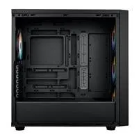 Cooler Master case MasterBox 600, ATX, Průhledná bočnice, 3x 140mm ARGB Fan, 1x 120mm ARGB Fan, ARGB Hub, Černá