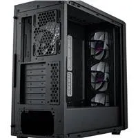 Cooler Master case MasterBox 600, ATX, Průhledná bočnice, 3x 140mm ARGB Fan, 1x 120mm ARGB Fan, ARGB Hub, Černá