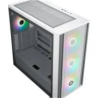 Cooler Master case MasterBox 600, ATX, Průhledná bočnice, 3x 140mm ARGB Fan, 1x 120mm ARGB Fan, ARGB Hub, Bílá