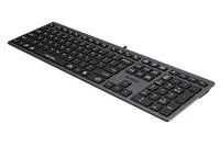 A4tech Klávesnice FX50, kancelářská nízkoprofilová klávesnice, CZ, šedá