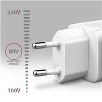 AXAGON ACU-PD30W, Sil nabíjačka do siete 30W, 1x port USB-C, PD3.0/PPS/QC4+/SFC/AFC/Apple, biela