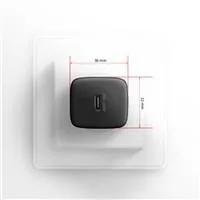 AXAGON ACU-PD20, nabíjačka do siete 20W, 1x port USB-C, PD3.0/PPS/QC4+/AFC/Apple, čierna