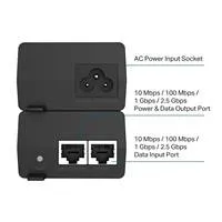 TP-Link POE260S PoE+ injektor (2x2,5GbE, 802.3af/at, 30W)