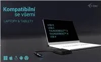 i-tec USB-A/USB-C Dual 4K DP Video Adapter