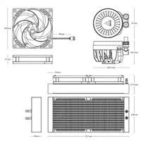 ARCTIC Vodní chladič Liquid Freezer III 280, 2x140mm, AM5, LGA1700, černá