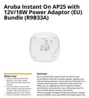 HPE Networking Instant On Access Point Bundle with PSU (EU) AP25 (R9B33A)