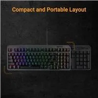 Herná klávesnica Asus TUF Gaming K3 GEN II CZ/SK, čierna 90MP0390-BKZA00