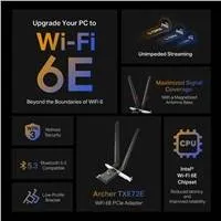 TP-Link Archer TXE72E WiFi6E PCIe adapter (AXE5400,2,4GHz/5GHz/6GHz,Bluetooth5.3)
