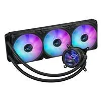 ASUS vodní chladič CPU AIO ROG STRIX LC III 360 ARGB LCD WHITE, 3x120mm, LCD Displej, LGA1700, AM5, bílá