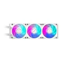 GIGABYTE vodní chladič AORUS WATERFORCE X II 360I, 3x 120mm Fan, ARGB, LCD Displej, Bílá