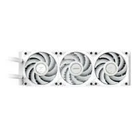 GIGABYTE vodní chladič AORUS WATERFORCE X II 360I, 3x 120mm Fan, ARGB, LCD Displej, Bílá