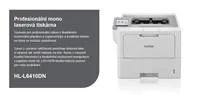 BROTHER HL-L6410DN, mono laserová tlačiareň, 1200x1200, 50ppm, A4, USB, LAN, Wi-Fi, LCD obrazovka
