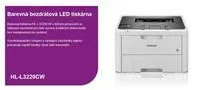 BROTHER tiskárna color LED HL-L3220CW - A4 18ppm 256MB 250listů 600dpi WIFI USB