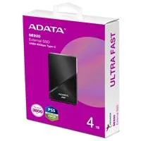 ADATA Externí SSD 4TB SE920, USB 4 Type-C, R:3800/W:3700MB/s, černá