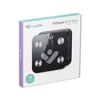 TrueLife FitShape S6 BT - Bioelektrická impedanční bluetooth váha - černá