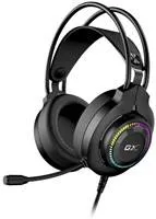Genius GX GAMING HS-GX580U, sluchátka s mikrofonem, ovládání hlasitosti, černá, herní sluchátka, 50 mm měniče typ USB