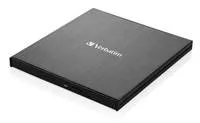 VERBATIM externí mechanika Slimline Blu-ray Writer (USB-C, USB 3.0)  Zdarma BR Disc 25GB (CD DVD BD + NERO