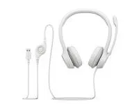 Logitech H390 USB stereo headset white 981-001286