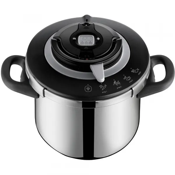 Tlakový hrniec Tefal Clipso+ CHEF 8 l P4551431 Nerezový/Čierny