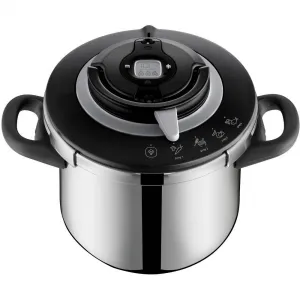 Tlakový hrniec Tefal Clipso+ CHEF 8 l P4551431 Nerezový/Čierny