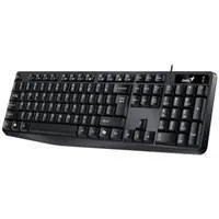Genius KB-117 COPILOT, klávesnice CZ/SK, klasická, voděodolná typ drátová (USB), černá, ne
