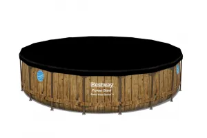 Bazén Bestway® Power Steel™, Vista Series, 56977, kartušová filtrácia, rebrík, plachta, ChemConnect ™ dávkovač, lepiaca záplata, 549x122 cm