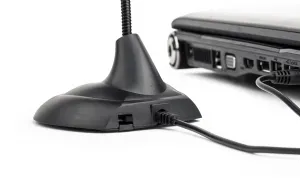 Stolný mikrofón GEMBIRD MIC-205, čierny