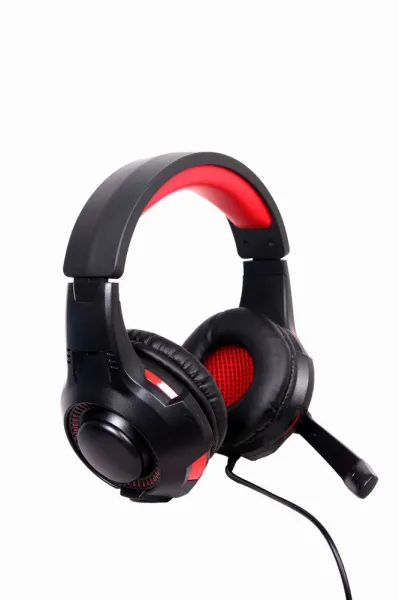 Sluchátka s mik Gembird GHS-U-5.1-01, gaming, 5.1 surround, černo-červená, USB