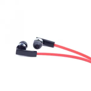 Sluchátka GEMBIRD MHS-EP-OPO pro MP3, plochý kabel, s mikrofonem