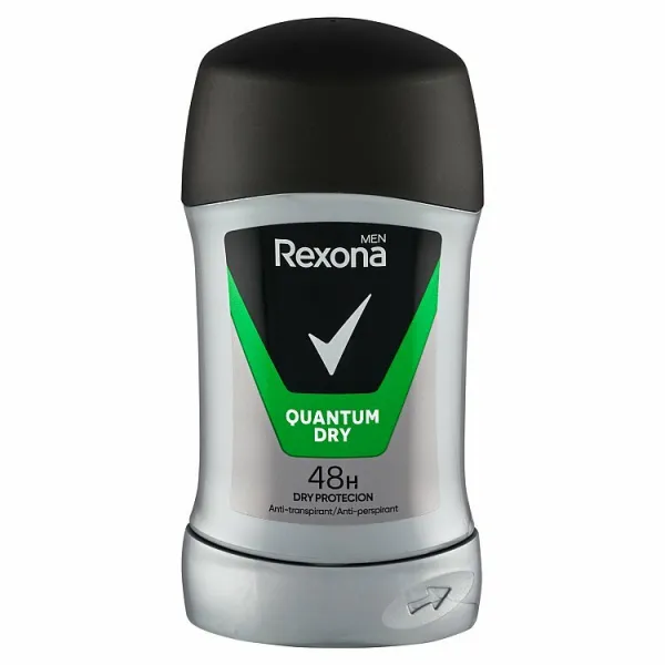 Rexona Men Quantum Dry tuhý antiperspirant pre mužov 50 ml