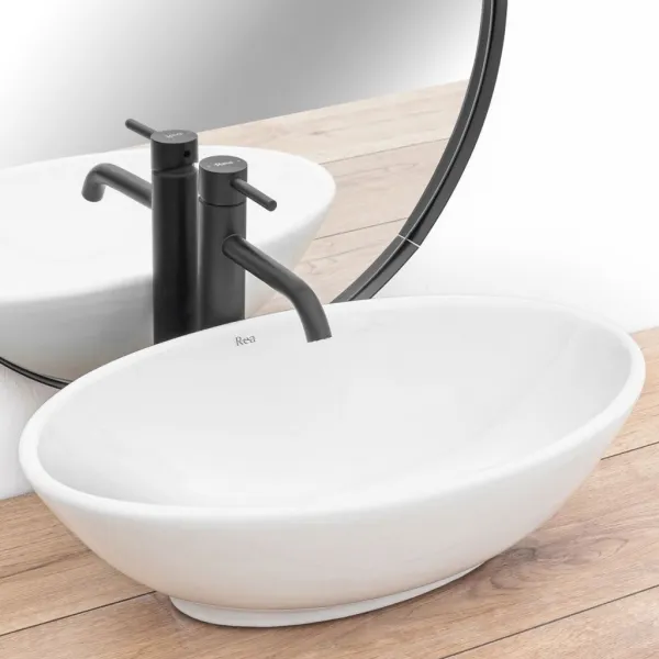 REA/S - SET umývadlo na dosku + batéria + klik klak KPL-09996