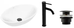 REA/S - SET umývadlo na dosku + batéria + klik klak KPL-09996