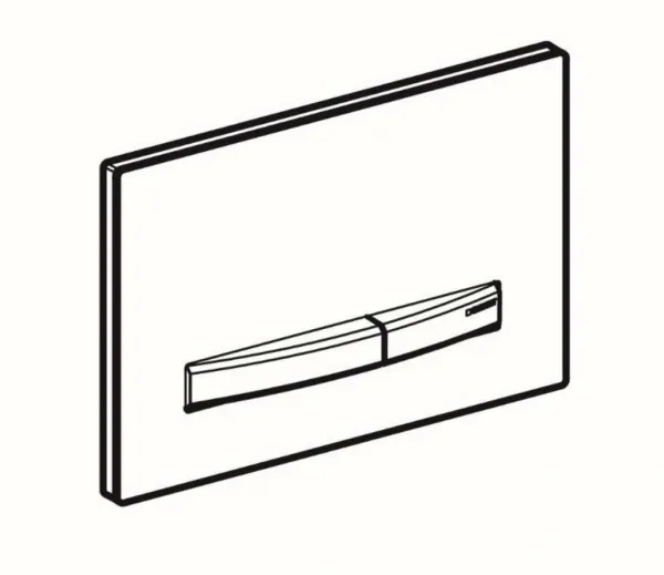 Geberit Sigma50 - Ovládacie tlačidlo na 2 množstvá splachovania, čierna/mosadz 115.672.DW.2