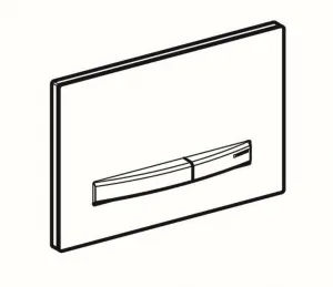 Geberit Sigma50 - Ovládacie tlačidlo na 2 množstvá splachovania, čierna/mosadz 115.672.DW.2