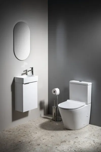 SAPHO - MARGITHA keramické umývadlo 38x22cm, otvor pro batériu vpravo, biela MGT3822