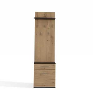 TP Living Předsíňová stěna Duo dub artisan/antracit II