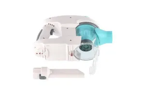 Vysávač plast 18cm na batérie so svetlom, zvukom v krabici 54x23x9cm