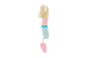 Teddies Pískátko medveď ružové 22 cm