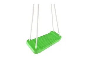Hojdačka/Hojdacia doštička zelené plast 44x17cm nosnosť 60kg v sieťke
