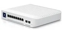 UBNT USW-Enterprise-8-PoE [8x 2.5G RJ45, 2x 10G SFP+, 120W rozpočet PoE, PoE+ 802.3af/at, 1,3" dotykový displej]