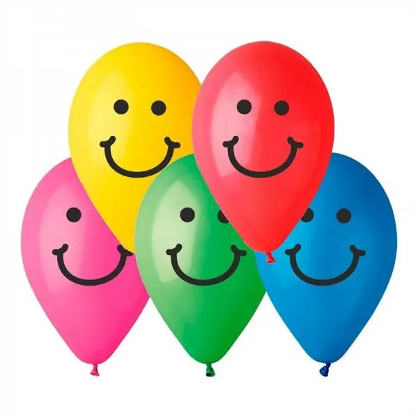 Balonek Smile potisk kulatý balonky