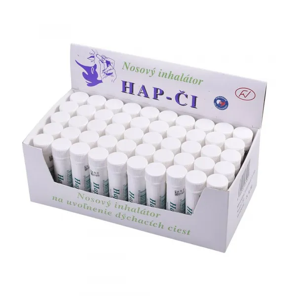 HAP-ČÍ Tyčinka nosová inhalačná gáfrovomentolová náplň 1 ks