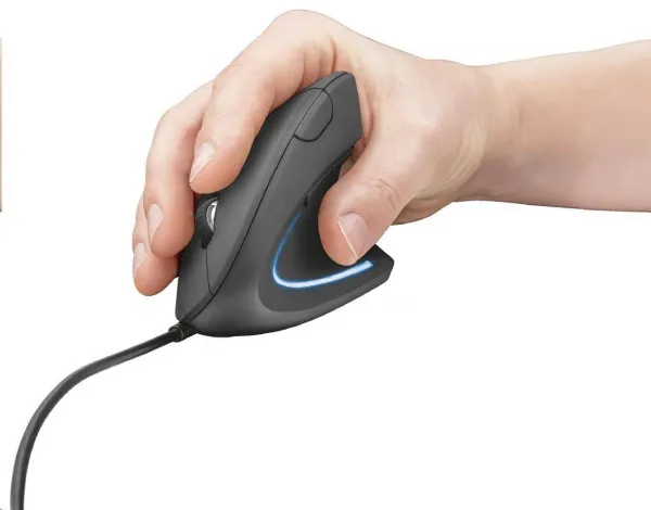 TRUST Verto ergonomická myš USB, čierna