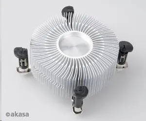 AKASA CPU chladič AK-CCE-7104EP pre Intel LGA 775/1150/1151/1155/1156/1200, 92mm PWM ventilátor, do 95W