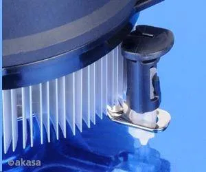 AKASA CPU chladič AK-CC7108EP01 pre Intel LGA 775, 1156 a 1200, 92mm PWM ventilátor, do 77W