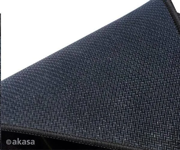 Podložka pod myš AKASA Venom Black, hrúbka 3 mm, prírodný kaučuk, odolná voči nečistotám a prachu, čierna