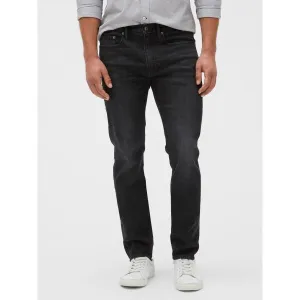 GAP V-SLIM SOFT Pánske džínsy, tmavo sivá, veľkosť