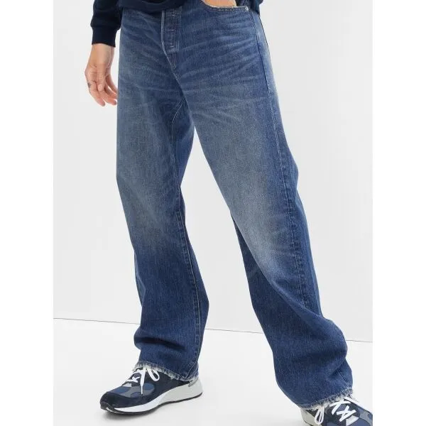 GAP 90S LOOSE Pánske džínsy, tmavo modrá, veľkosť