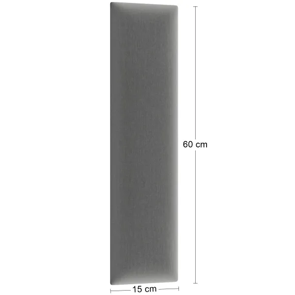 Eltap Čalúnený panel QUADRATTA 60x15 sivý